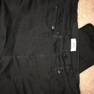 Jcrew 9” highrise stretch toothpick jean new black